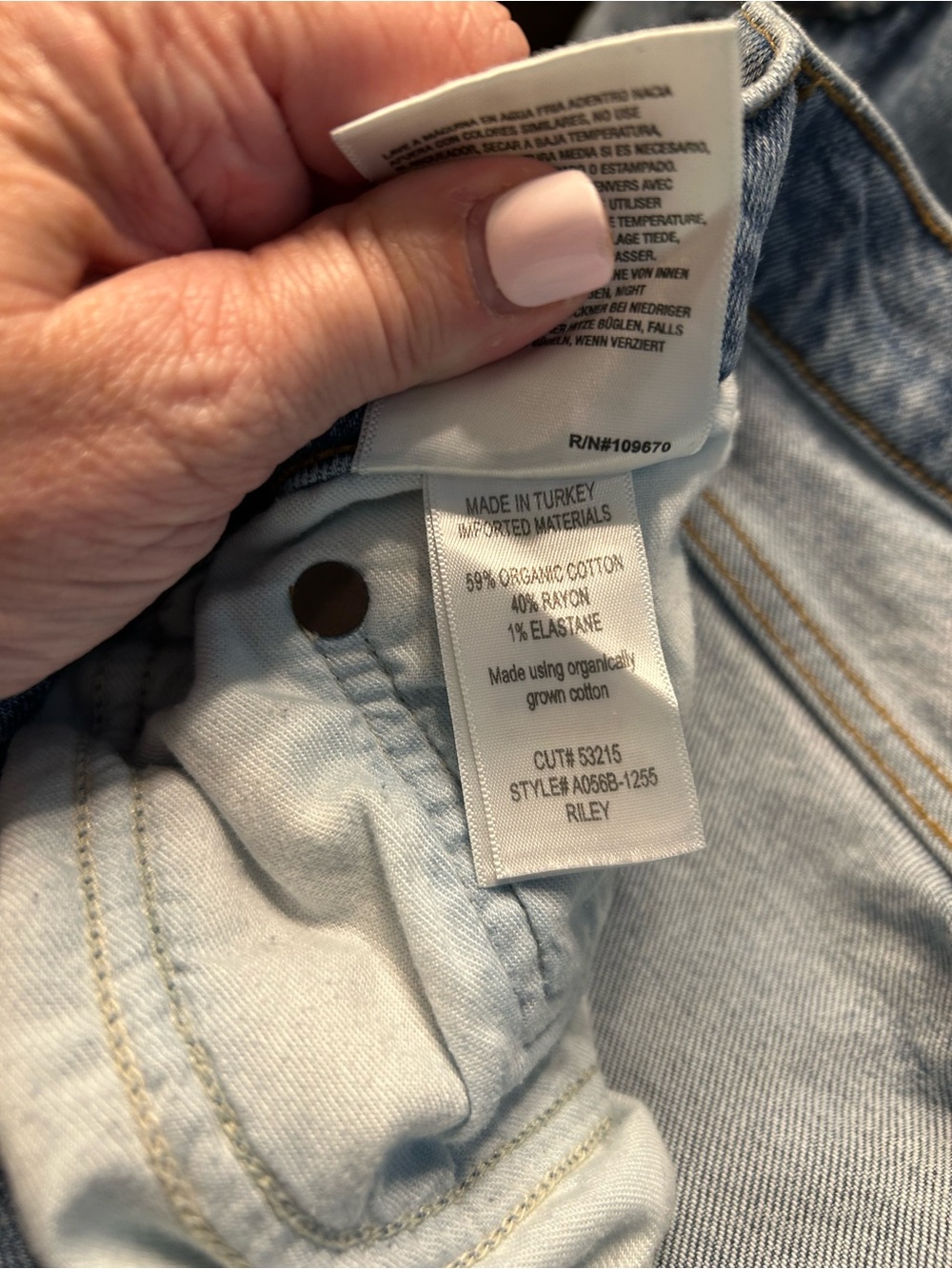 Agolde Men's Distressed Relaxed Blue Jeans - Picture 6 of 6